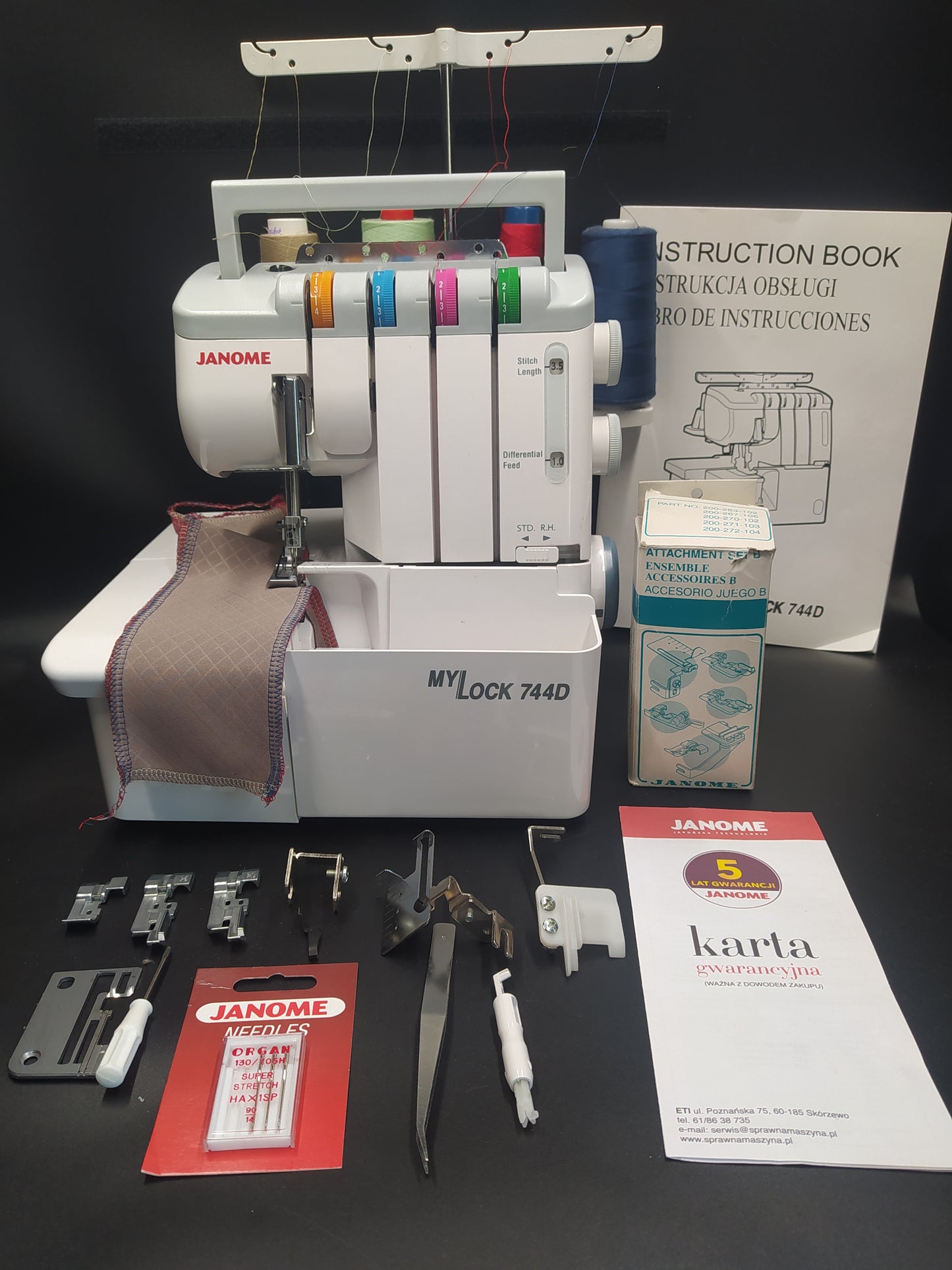 JANOME MY LOCK 744D